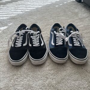 SOLD Old Skool Vans Classic Sneakers - Black and Blue
